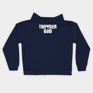 Retro Arcade Game "Thunder God" Kids Hoodie